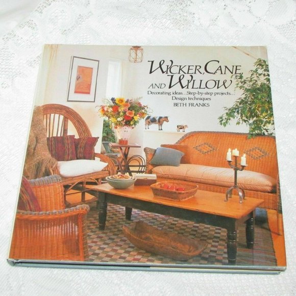 Wicker Cane and Willow Home Decorating Used Book Cottagecore - Picture 1 of 11